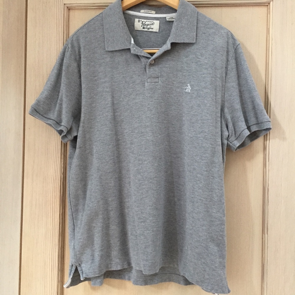 Penguin grey polo shirt